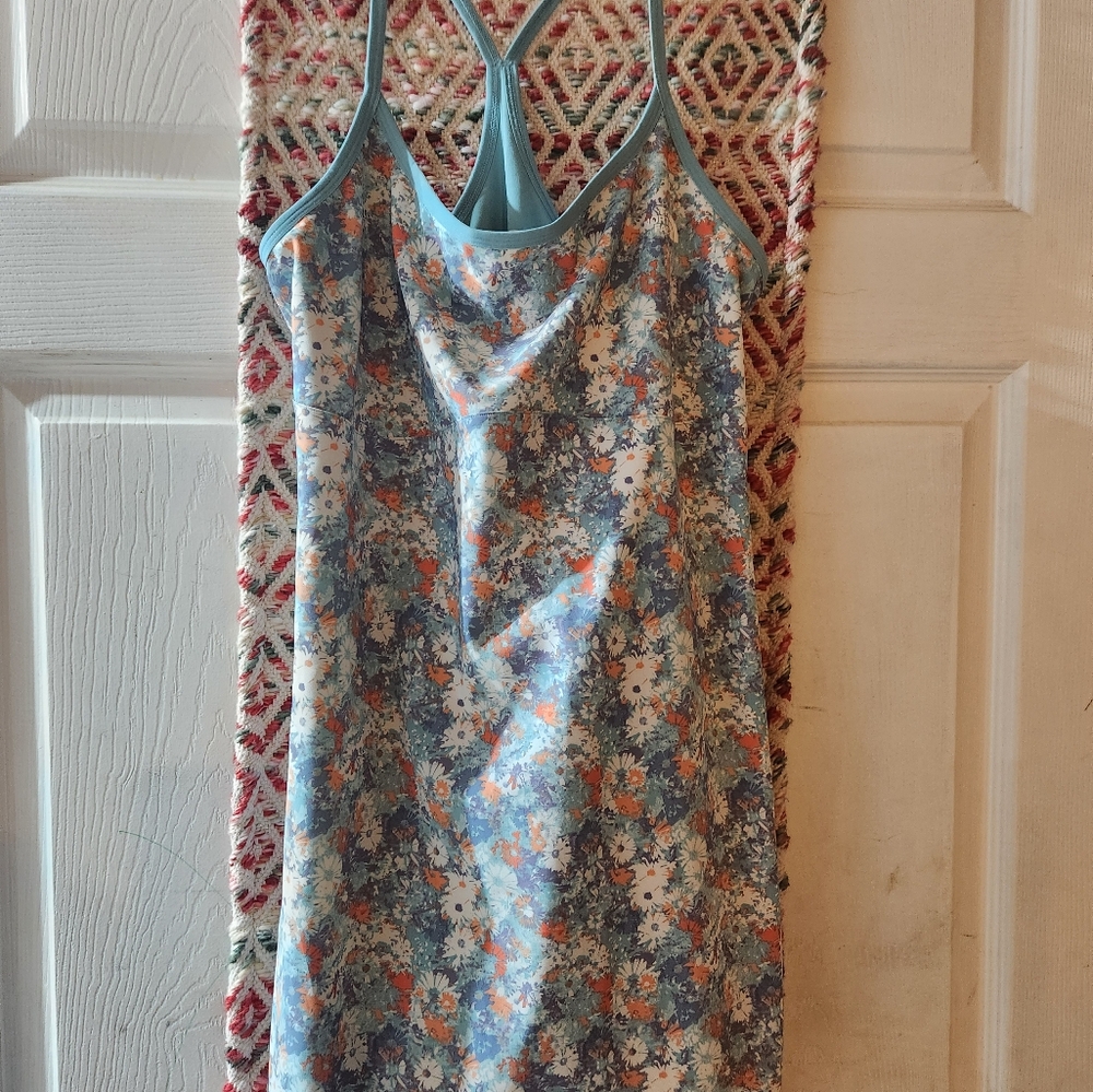 The North face floral athletic dress with shorts